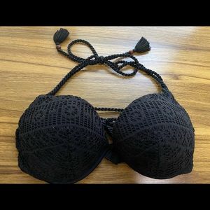 VICTORIAS SECRET Push-Up Crochet Bathing Suit Top